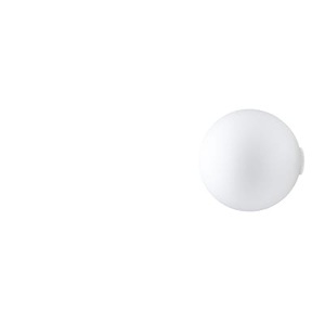 Fabbian, Sfera Wandleuchte Ø 20 cm - Fabbian weiß en glas, Wandleuchte Sfera glas weiß Ø 20 cm - Fabbian weiß en glas
