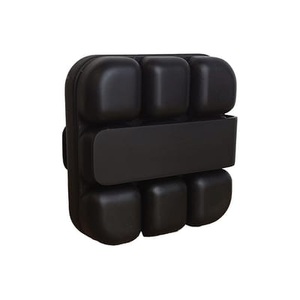 Cookut, Eiswürfelbehälter Cube plastikmaterial schwarz / Mit Zange - Biegsames Silikon - Einfache Entnahme - Cookut schwarz en plastikmaterial, Eiswürfelbehälter Cube plastikmaterial schwarz / Mit Zange - Biegsames Silikon - Einfache Entnahme - Cookut schwarz en plastikmaterial