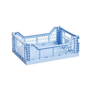 Hay, Colour Crate Korb Medium / 40 x 30 cm - Hay blau en plastikmaterial, Korb Colour Crate plastikmaterial blau Medium / 40 x 30 cm - Hay blau en plastikmaterial