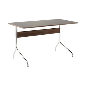 &tradition, Pavilion AV16 Schreibtisch / Linoleum & Holz - 130 x 65 cm - &tradition schwarz en plastikmaterial, Schreibtisch Pavilion AV16 plastikmaterial schwarz holz natur / Linoleum & Holz - 130 x 65 cm - &tradition holz natur en holz