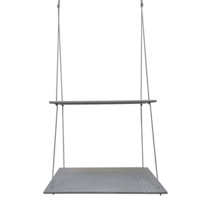 Trimm Copenhagen, Hang Desk Schreibtisch / zum Aufhängen - L 90 cm x T 55 cm - Trimm Copenhagen grau en holz, Schreibtisch Hang Desk holz grau / zum Aufhängen - L 90 cm x T 55 cm - Trimm Copenhagen grau en holz