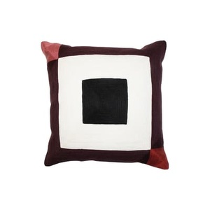 Maison Sarah Lavoine, Infinity Kissen / 42 x 42 cm - Bestickte Baumwolle - Maison Sarah Lavoine violett en textil, Kissen Infinity textil violett / 42 x 42 cm - Bestickte Baumwolle - Maison Sarah Lavoine violett en textil