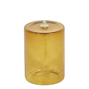 ENOstudio, Olie Öllampe / Ø 7,5 cm x H 10 cm - ENOstudio gelb/braun en glas, Öllampe Olie glas gelb braun / Ø 7,5 cm x H 10 cm - ENOstudio braun en glas