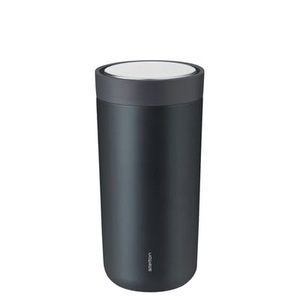 STELTON, Thermobecher To Go Click STEEL metall grau / Stahl - 40 cl - Stelton grau en metall, Thermobecher To Go Click STEEL metall grau / Stahl - 40 cl - Stelton grau en metall