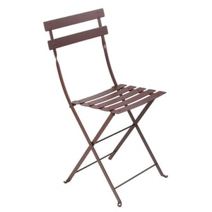 Fermob, Bistro Klappstuhl Metall - Fermob orange en metall, Klappstuhl Bistro metall braun Metall - Fermob braun en metall