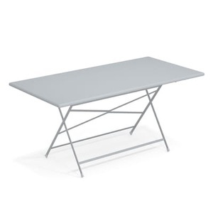 Emu, Arc en Ciel Klapptisch / 160 x 80 cm - Stahl - Emu grau en metall, Klapptisch Arc en Ciel metall grau / 160 x 80 cm - Stahl - Emu grau en metall