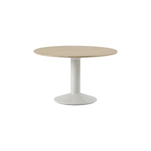 Muuto, Runder Tisch Midst grau holz natur / Ø 120 cm - Eiche - Muuto holz natur en holz, Runder Tisch Midst grau holz natur / Ø 120 cm - Eiche - Muuto holz natur en holz
