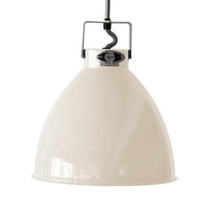 Jieldé, Augustin Pendelleuchte Small / Ø 16 cm - Jieldé weiß/beige en metall, Pendelleuchte Augustin metall weiß beige Small / Ø 16 cm - Jieldé beige en metall