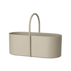 ferm living, Grib Korb - Ferm Living beige en metall, Korb Grib metall beige - Ferm Living beige en metall
