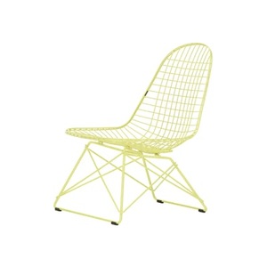 Vitra, Wire Chair LKR Lounge-Sessel / Charles & Ray Eames, 1951 - Vitra gelb en metall, Lounge-Sessel Wire Chair LKR metall gelb / Charles & Ray Eames, 1951 - Vitra gelb en metall