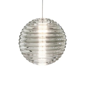Tom Dixon, Press LED Pendelleuchte / Kugel - Ø 30 cm - Glas - Tom Dixon transparent en glas, Pendelleuchte Press LED glas transparent / Kugel - Ø 30 cm - Glas - Tom Dixon transparent en glas