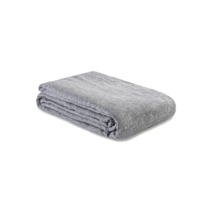 Au Printemps Paris, Bettbezug 140 x 200 cm / 140 x 200 cm - Leinen gewaschen - Au Printemps Paris grau en textil, Bettbezug 140 x 200 cm textil grau / 140 x 200 cm - Leinen gewaschen - Au Printemps Paris grau en textil