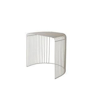 Aytm, Curva Beistelltisch / 34 x 48 x H 45 cm - AYTM beige en metall, Beistelltisch Curva metall beige / 34 x 48 x H 45 cm - AYTM beige en metall