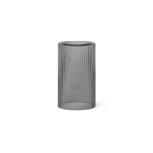ferm living, Deckel für Ripple-Karaffe / Glas - Ferm Living grau en glas, Deckel glas grau für Ripple-Karaffe / Glas - Ferm Living grau en glas