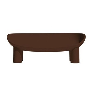 Driade, Roly Poly Sofa / L 175 cm - 3-Sitzer / Polyethylen - Driade braun en plastikmaterial, Gartensofa 2-Sitzer Roly Poly plastikmaterial braun / L 175 cm - 3-Sitzer / Polyethylen - Driade braun en plastikmaterial