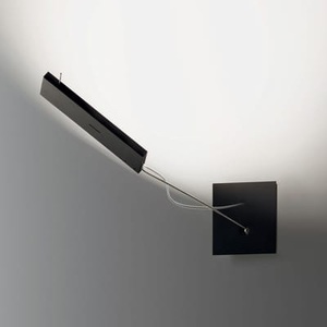 Ingo Maurer, WaLL.E.D Wandleuchte LED / verstellbar - Ingo Maurer schwarz en metall, Wandleuchte WaLL.E.D metall schwarz LED / verstellbar - Ingo Maurer schwarz en metall