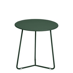 Fermob, Cocotte Beistelltisch / Hocker - Ø 34 cm x H 36 cm - Fermob grün en metall, Beistelltisch Cocotte metall grün / Hocker - Ø 34 cm x H 36 cm - Fermob grün en metall