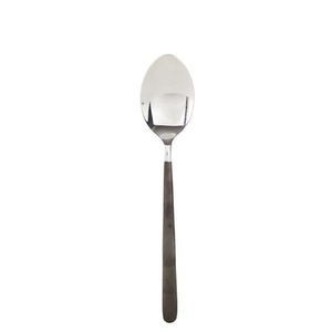 House Doctor, House Doctor-Ox Löffel 20,2cm, Edelstahl, Suppenlöffel OX metall schwarz / Griff aus Titan - House Doctor schwarz en metall