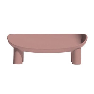 Driade, Roly Poly Sofa / L 175 cm - 3-Sitzer / Polyethylen - Driade rosa en plastikmaterial, Gartensofa 2-Sitzer Roly Poly plastikmaterial rosa / L 175 cm - 3-Sitzer / Polyethylen - Driade rosa en plastikmaterial