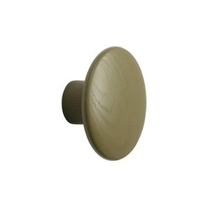 Muuto, The Dots Wood Wandhaken / Small - Ø 9 cm - Muuto en, Wandhaken The Dots Wood holz grün / Small - Ø 9 cm - Muuto en