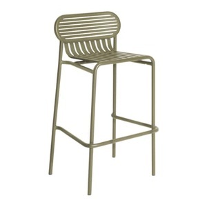 Petite Friture, Week-End Barhocker / Aluminium - H 80 cm - Petite Friture grün en metall, Barhocker Week-End metall grün / Aluminium - H 80 cm - Petite Friture grün en metall