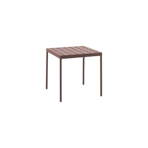 Hay, Balcony quadratischer Tisch / 75 x 76 cm - Stahl - Hay rot en metall, quadratischer Tisch Balcony metall rot / 75 x 76 cm - Stahl - Hay rot en metall
