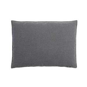 Muuto, Rückenkissen / Für Sofa In Situ - 65 x 45 - Muuto grau en textil, Rückenkissen textil grau / Für Sofa In Situ - 65 x 45 - Muuto grau en textil