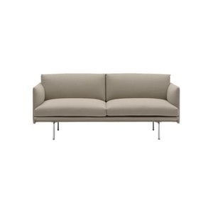 Muuto, Sofa Outline textil beige / L 170 cm - Muuto beige en textil, Sofa Outline textil beige / L 170 cm - Muuto beige en textil