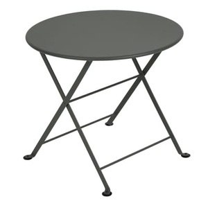 Fermob, Tom Pouce Couchtisch - Fermob grün/grau en metall, Couchtisch Tom Pouce metall grün grau - Fermob grau en metall