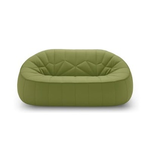 Cinna, Ottoman Gartensofa 2-Sitzer / Kunstleder - L 165 cm - Cinna en, Gartensofa 2-Sitzer Ottoman leder grün / Kunstleder - L 165 cm - Cinna en