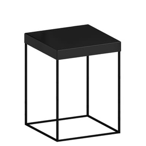 Zeus, Slim Up Beistelltisch / 41 x 41 x H 46 cm - Zeus schwarz en metall, Beistelltisch Slim Up metall schwarz / 41 x 41 x H 46 cm - Zeus schwarz en metall