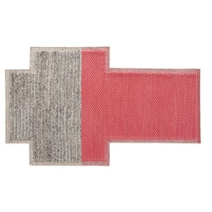 Gan, Mangas Space Plait Teppich / 250 x 160 cm - Gan rosa en textil, Teppich Mangas Space Plait textil rosa / 250 x 160 cm - Gan rosa en textil