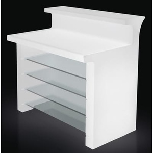 SLIDE, Break Line beleuchtete Bar / L 120 cm - Slide weiß en plastikmaterial, beleuchtete Bar Break Line plastikmaterial weiß / L 120 cm - Slide weiß en plastikmaterial