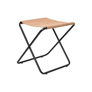 ferm living, Desert Klappstuhl / Plastikflaschen-Recycling - Gestell schwarz - Ferm Living beige en textil, Klappstuhl Desert textil beige / Plastikflaschen-Recycling - Gestell schwarz - Ferm Living beige en textil