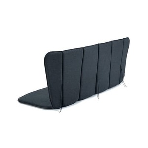 Houe, Houe - Sitzkissen PAON - anthrazit - Textil - 82cm/101cm, Sitzkissen textil grau / Für Paon Bank - Houe grau en textil