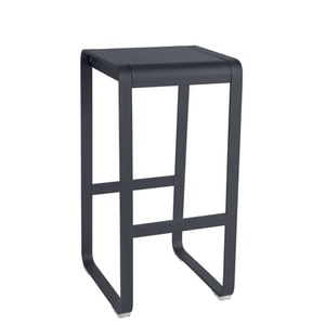 Fermob, Bellevie Barhocker / H 75 cm - Aluminium - Fermob schwarz en metall, Barhocker Bellevie metall schwarz / H 75 cm - Aluminium - Fermob schwarz en metall