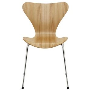 Fritz Hansen, Série 7 Stapelbarer Stuhl Holz natur - Fritz Hansen holz natur en holz, Stapelbarer Stuhl Série 7 holz natur Holz natur - Fritz Hansen holz natur en holz