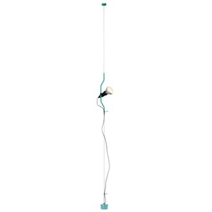 Flos, Parentesi 50 Stehleuchte / Netzanschluss - Neuauflage 1971 - Flos blau en metall, Stehleuchte Parentesi 50 metall blau / Netzanschluss - Neuauflage 1971 - Flos blau en metall