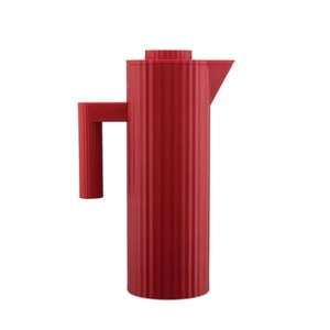 ALESSI, Plissé Isolierkrug / 1 L - Thermoplastisches Kunstharz - Alessi rot en plastikmaterial, Isolierkrug Plissé plastikmaterial rot / 1 L - Thermoplastisches Kunstharz - Alessi rot en plastikmaterial