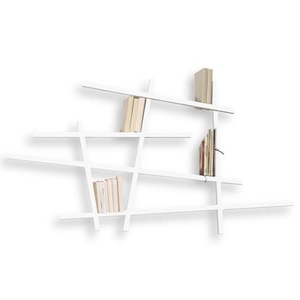 Compagnie, Mikado Small Bücherregal farbig - kleines Modell - Compagnie weiß en holz, Bücherregal Mikado Small holz weiß farbig - kleines Modell - Compagnie weiß en holz