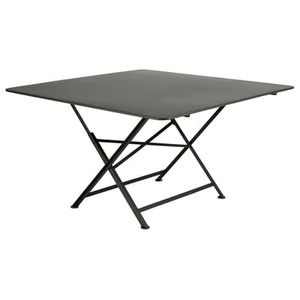 Fermob, Cargo Klapptisch / 128 x 128 cm - Fermob grün/grau en metall, Klapptisch Cargo metall grün grau / 128 x 128 cm - Fermob grau en metall