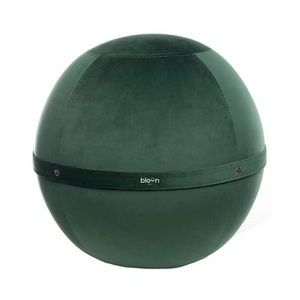 BLOON PARIS, Ballon Velvet XL Siège ergonomique / Velours - Ø 65 cm - BLOON PARIS grün en textil, Ergonomischer Sitz Ballon Velvet XL textil grün / Velours - Ø 65 cm - BLOON PARIS grün en textil