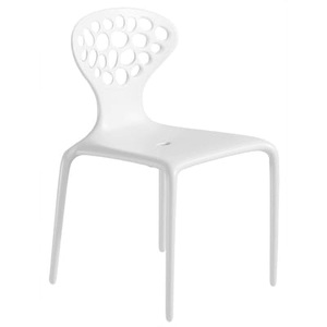 Moroso, Supernatural Stapelbarer Stuhl - Moroso weiß en plastikmaterial, Stapelbarer Stuhl Supernatural plastikmaterial weiß - Moroso weiß en plastikmaterial