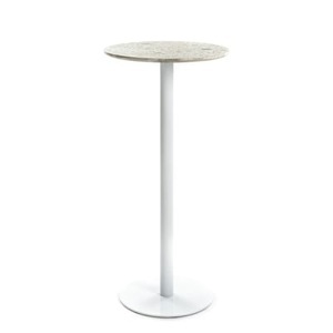 XL Boom, Terrazzo Stehtisch / Ø 50 cm - XL Boom weiß en stein, Stehtisch Terrazzo stein weiß / Ø 50 cm - XL Boom weiß en stein