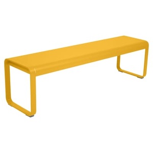 Fermob, Bellevie Premium Bank / L 161 cm - Verstärkte Belastbarkeit für intensive Nutzung - Fermob gelb en metall, Bank Bellevie Premium metall gelb / L 161 cm - Verstärkte Belastbarkeit für intensive Nutzung - Fermob gelb en metall