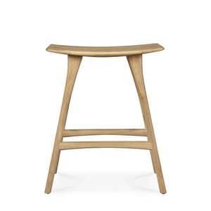 Ethnicraft, Osso Barhocker / H 65 cm - Ethnicraft holz natur en holz, Barhocker Osso holz natur / H 65 cm - Ethnicraft holz natur en holz