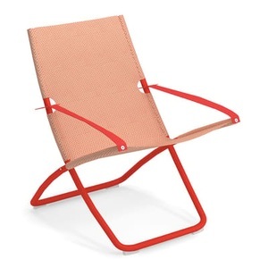 Emu, Emu Snooze Liegestuhl, Klappbare, schrägstellbare Loungeliege Snooze metall orange / Zusammenklappbar - 2 Positionen - Emu orange en metall