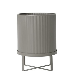 ferm living, Ferm Living-Bau Blumentopf L, Grau, Blumentopf Bau Large metall grau / Ø 28 cm - Metall - Ferm Living grau en metall