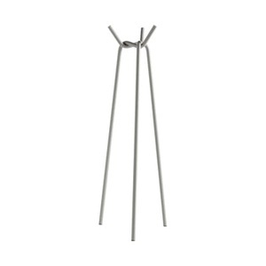 Hay, Knit Garderobe / Stahl - H 161 cm - Hay grau en metall, Kleiderständer mit Fuß Knit metall grau / Stahl - H 161 cm - Hay grau en metall