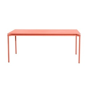 Petite Friture, Fromme rechteckiger Tisch / Aluminium - 180 x 90 cm - Petite Friture rosa/orange en metall, rechteckiger Tisch Fromme metall rosa orange / Aluminium - 180 x 90 cm - Petite Friture orange en metall